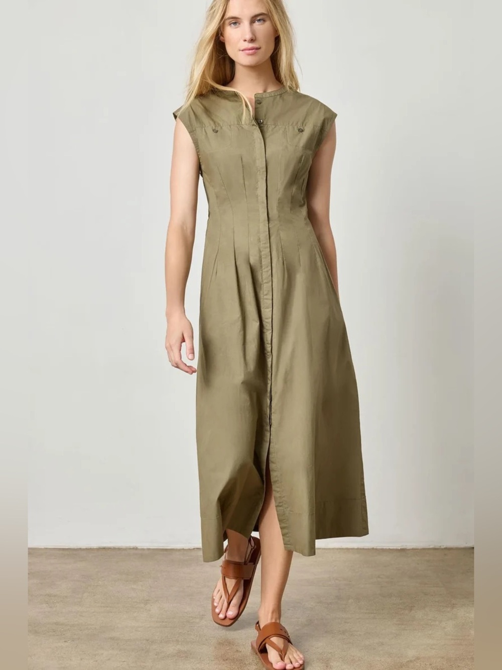 Lilla P Seamed Maxi Dress - sz M